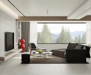 Modern A Living Room-ID:571305998
