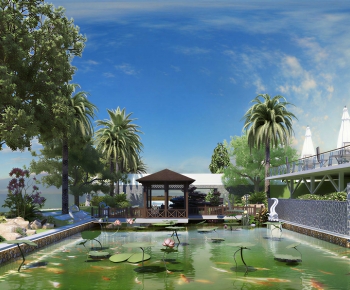 Chinese Style Courtyard/landscape-ID:449506049