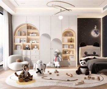 Modern Children's Room Activity Room-ID:675791036