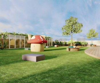 Modern Park Landscape-ID:840976958