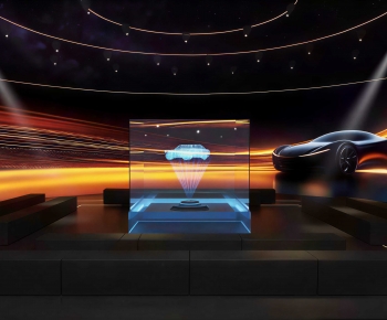 Modern Exhibition Hall-ID:397190095