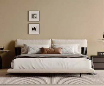 Modern Double Bed-ID:205018042