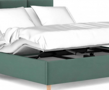 Modern Double Bed-ID:571600916