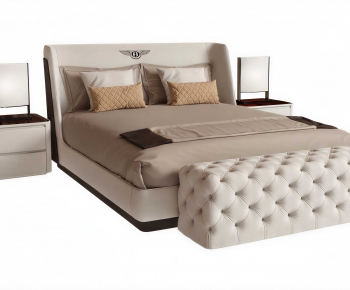 Modern Double Bed-ID:111777079