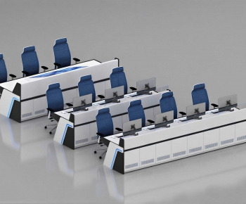 Modern Office Desk And Chair-ID:928559393