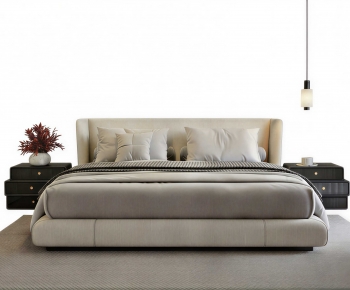 Modern Double Bed-ID:738832953