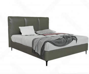 Modern Double Bed-ID:276551012