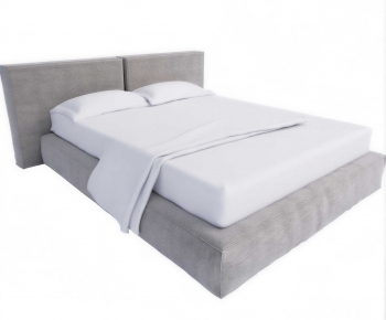 Modern Double Bed-ID:147622115