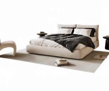 Modern Double Bed-ID:638910061