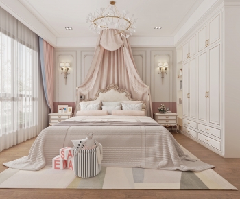Simple European Style Girl's Room Daughter's Room-ID:773196943