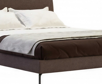 Modern Double Bed-ID:859780393