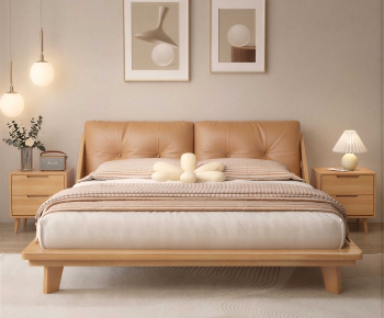 Modern Double Bed-ID:315716031
