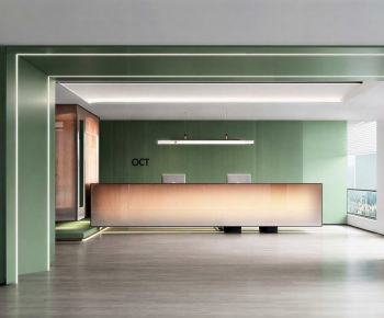 Modern Office Reception Desk-ID:531227116