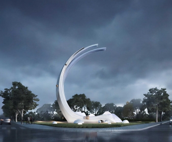 Modern Sculpture Sketch-ID:583800088