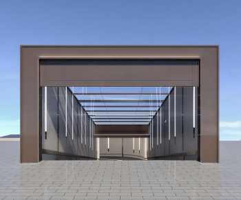 Modern Underground Parking Lot-ID:721767903