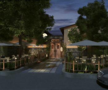 New Chinese Style Courtyard/landscape-ID:810240984