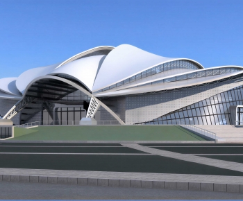 Modern Architecture Of Artistic Style-ID:124108087