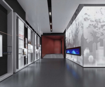 Modern Exhibition Hall-ID:448749072