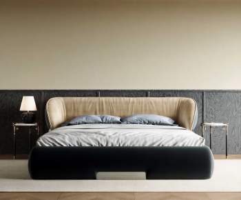 Modern Double Bed-ID:353219038