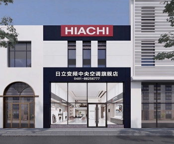 Modern Facade Element-ID:369851111