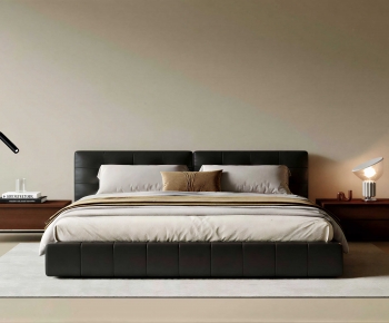 Modern Double Bed-ID:178601982