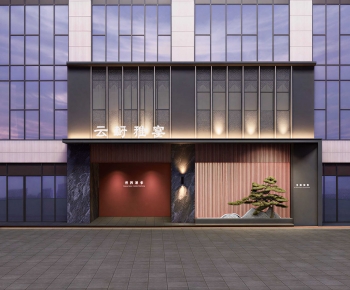 New Chinese Style Facade Element-ID:764555936