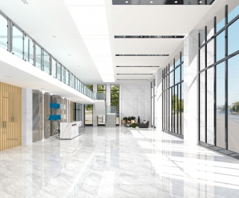 Modern Office Reception Desk-ID:507783891