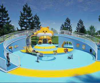 Modern Park Landscape-ID:874114991