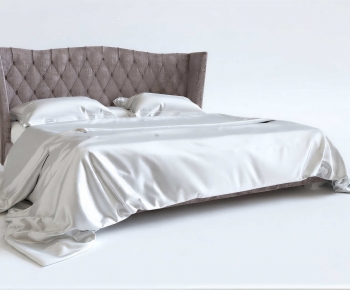 Modern Double Bed-ID:579765088
