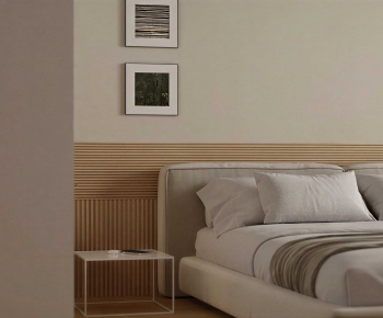 Modern Double Bed-ID:391854055