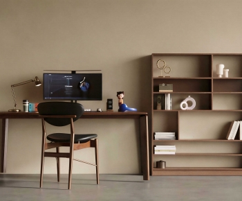 Modern Computer Desk And Chair-ID:534245018
