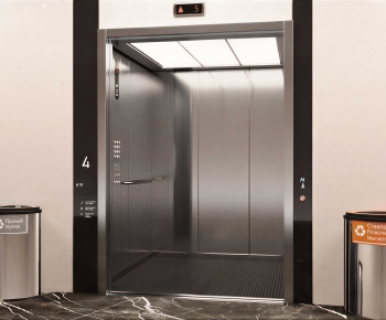 Modern Office Elevator Hall-ID:327389965