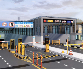 Modern Underground Parking Lot-ID:386877061