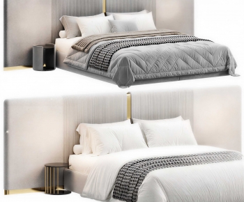 Modern Double Bed-ID:415920029