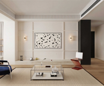 Modern A Living Room-ID:434103974