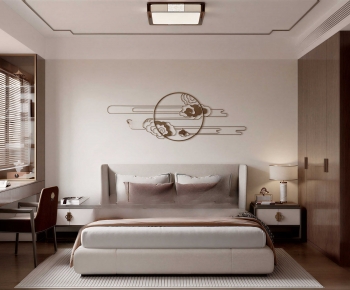 New Chinese Style Bedroom-ID:855165967