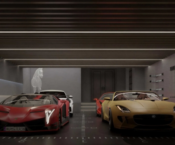 Modern Underground Garage-ID:421833044