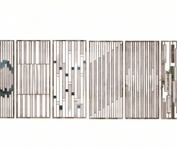 Modern Metal Screen Partition-ID:342880016