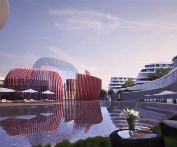 Modern Architecture Of Artistic Style-ID:830771928