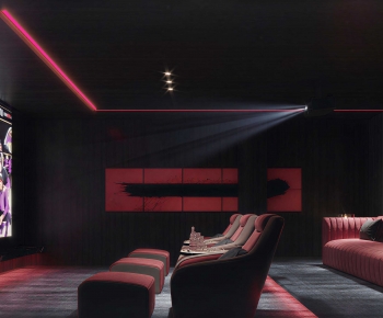 Modern Audiovisual Room-ID:475847013