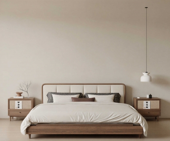 Modern Double Bed-ID:279416086