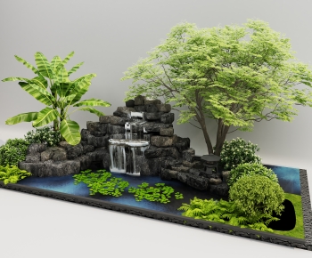 New Chinese Style Plant Landscaping-ID:532377005
