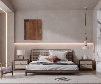Wabi-sabi Style Bedroom-ID:634742024