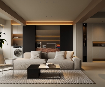 Modern A Living Room-ID:487291104