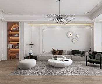 French Style A Living Room-ID:811515093