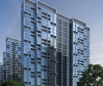 Modern Residential Building-ID:708224066