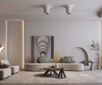 Wabi-sabi Style A Living Room-ID:117444996