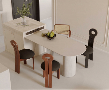 Modern Dining Table And Chairs-ID:489554889