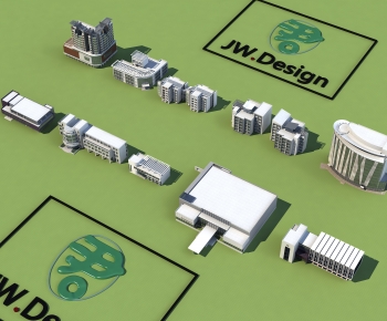 Modern Appearance Of Commercial Building-ID:882071029