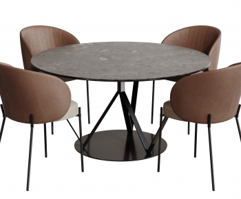 Modern Dining Table And Chairs-ID:604770291